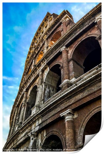 Colosseum Archways: Majestic Perspective Photograp Print by William AttardMcCarthy