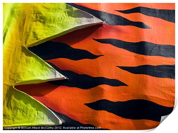 Tiger Stripes Print by William AttardMcCarthy