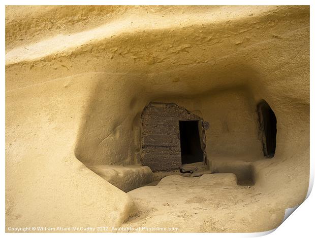 Sandstone Dwelling Print by William AttardMcCarthy