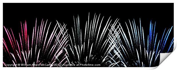 Fireworks Print by William AttardMcCarthy