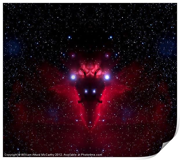 Space Demon Print by William AttardMcCarthy