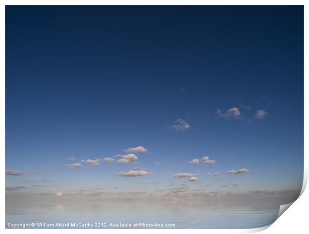 Sky and Ocean Print by William AttardMcCarthy