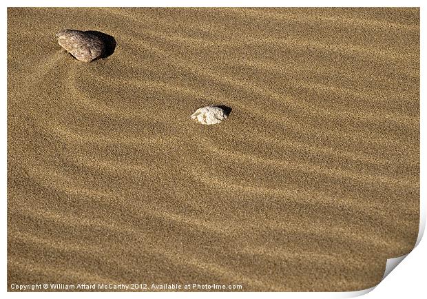Sand and Stones Print by William AttardMcCarthy