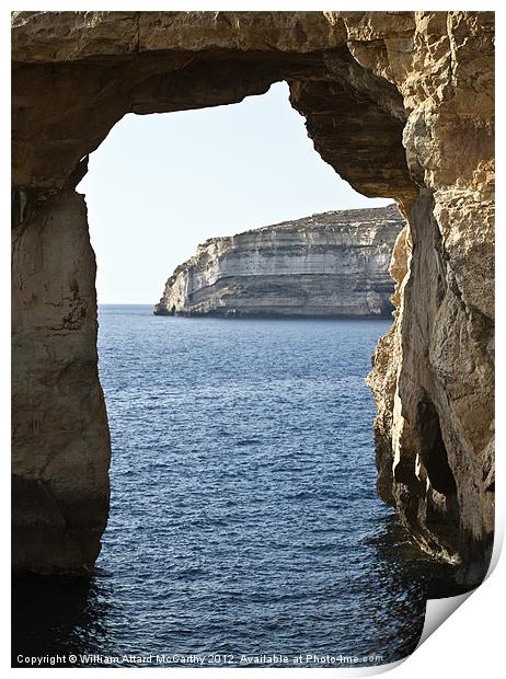 The Azure Window Print by William AttardMcCarthy