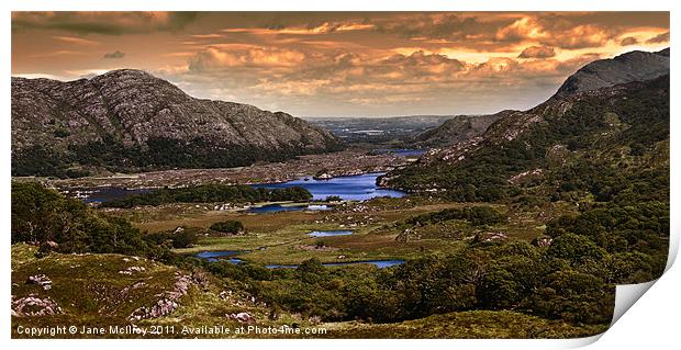 Ladies’ View, Lakes of Killarney Print by Jane McIlroy