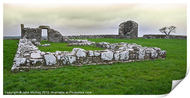 Nendrum Monastic Site Print by Jane McIlroy