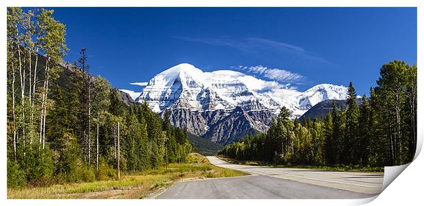 Majestic Mount Robson Print by Mark Harrop