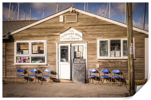 Mersea Island - The Company Shed Print by Mark Harrop