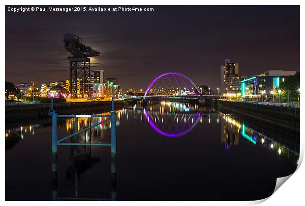   The Clyde Arc Print by Paul Messenger