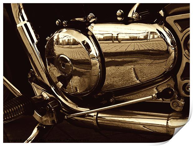 chrome dreams Print by Jo Beerens