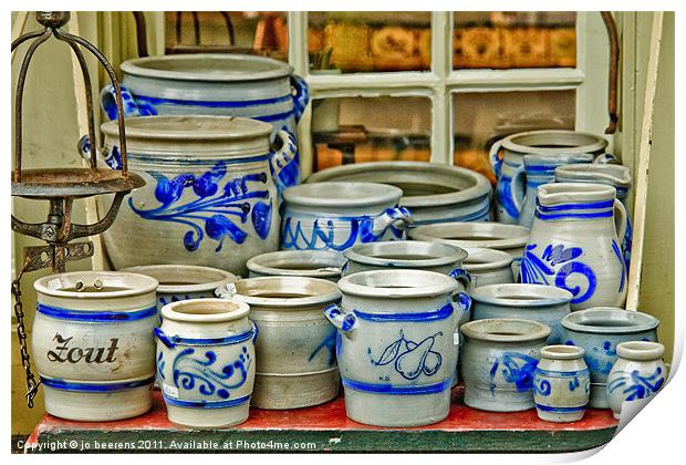 delft blue for sale Print by Jo Beerens