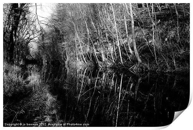 Fort Eben Emael canal Print by Jo Beerens