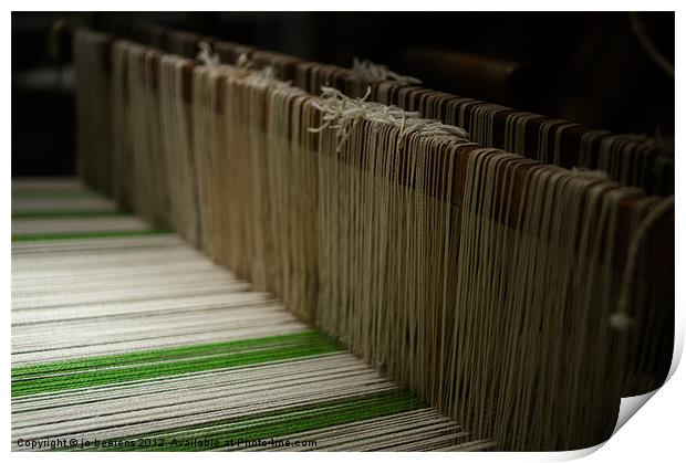 the loom Print by Jo Beerens