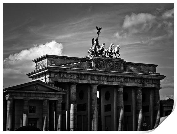 Brandenburger Tor Print by Jo Beerens