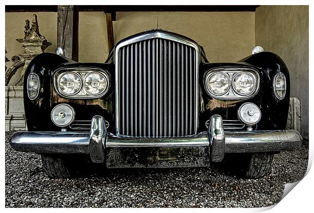 car grill Print by Jo Beerens