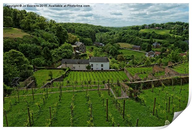 the hanging gardens Print by Jo Beerens