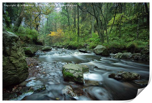 Up stream Print by Jo Beerens