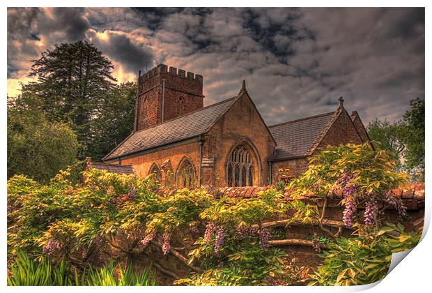 All Saints Church, Nynehead, Somerset Print by Dean Messenger