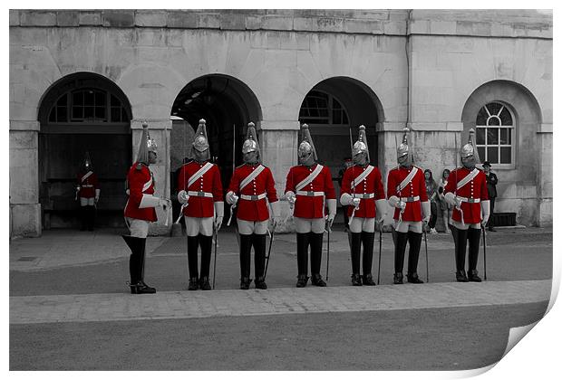 Royal Horse Guards Print by Dean Messenger