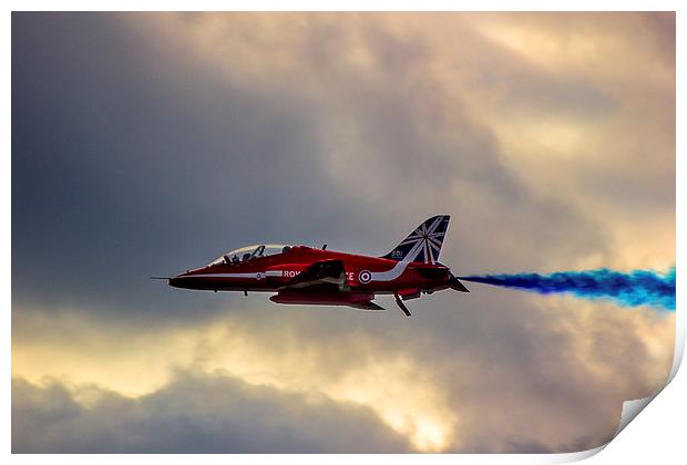 Solo Red Arrow Print by Dean Messenger