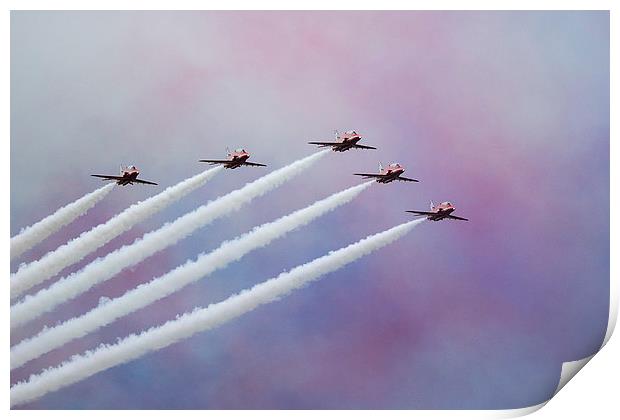 Red Arrows Print by Dean Messenger
