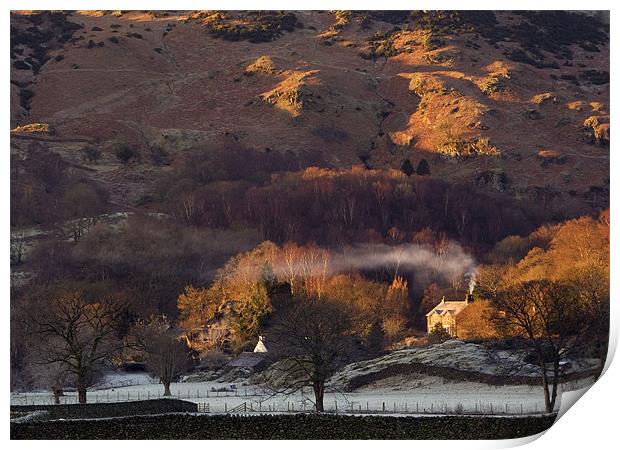 Grasmere, Lake District, UK Print by Richard Nicholls