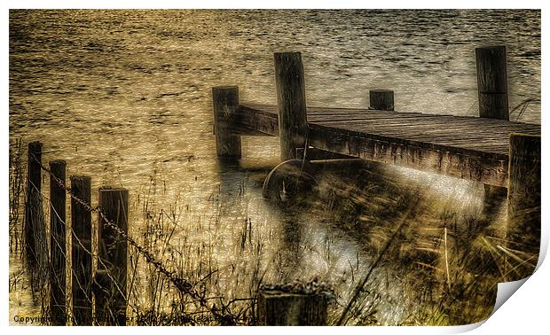 The Jetty Print by Fiona Messenger
