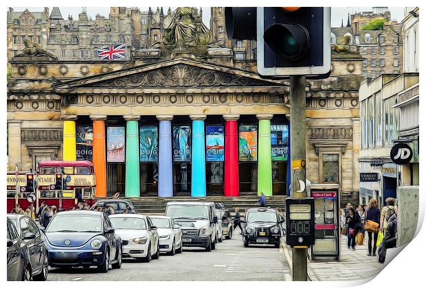 National Museum of Scotland Print by Fiona Messenger