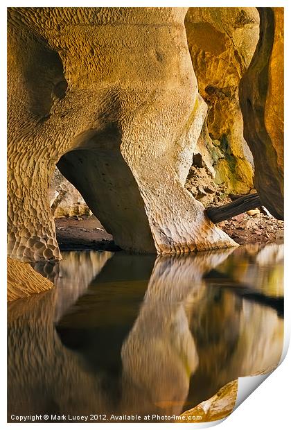 Reflections of Faith Print by Mark Lucey