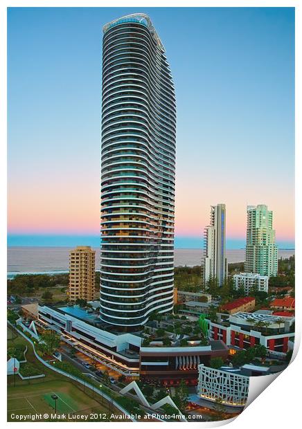  The Oracle - Gold Coast Print by Mark Lucey