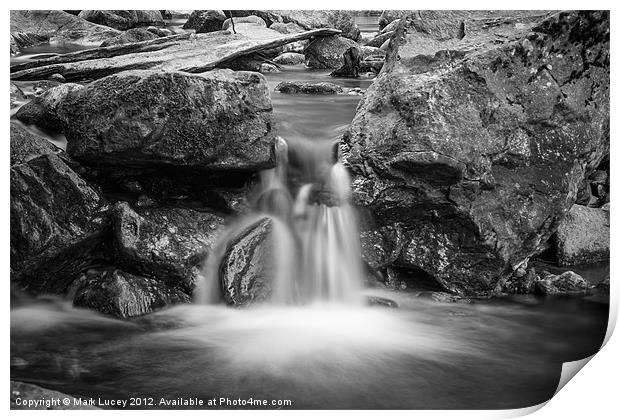 Watered Gorge Print by Mark Lucey