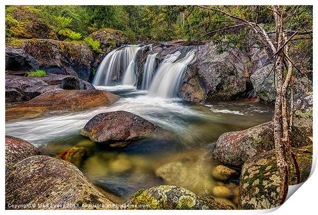 A Mountain Flow Print by Mark Lucey