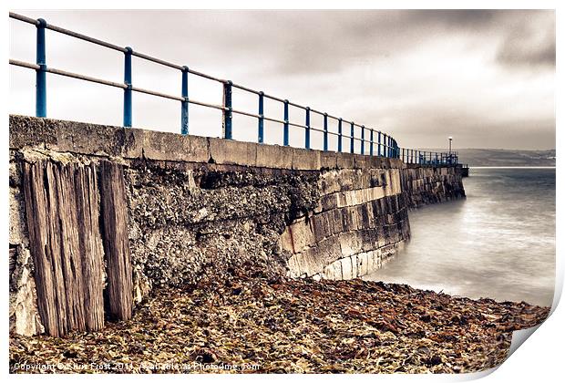 Weymouth Stone Pier Print by Chris Frost