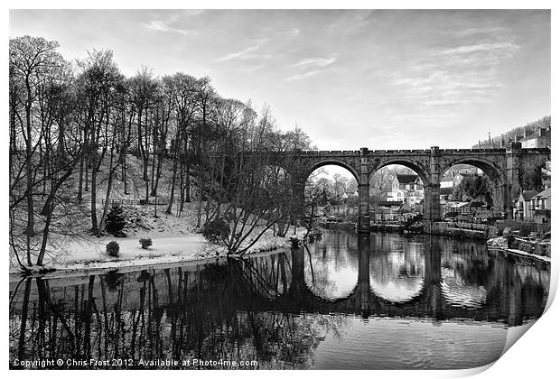 Reflecting in Knaresborough Print by Chris Frost