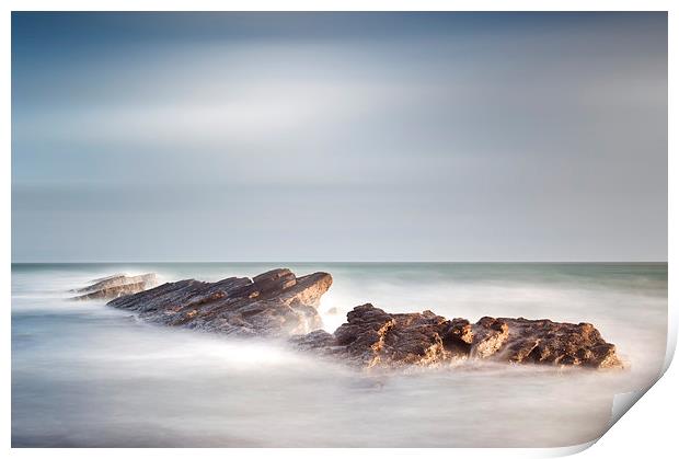 Peverill Point, Swanage Print by Chris Frost