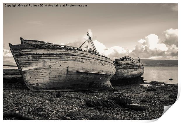  Dead Boats Print by Neal P