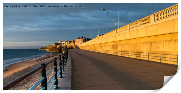 The Promenade Shadows Print by John Dunbar