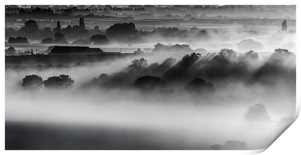 Drifting Morning Mist Print by John Dunbar