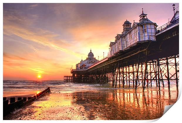 Eastbourne Sunrise Print by Phil Clements