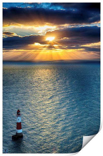  Beachy Head Daybreak Print by Phil Clements