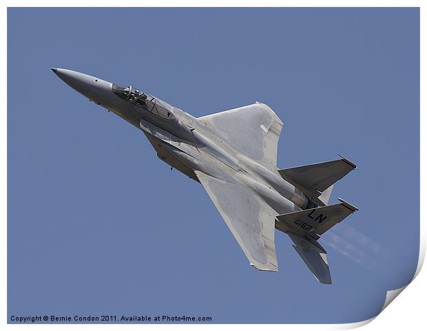 F15 Eagle Print by Bernie Condon