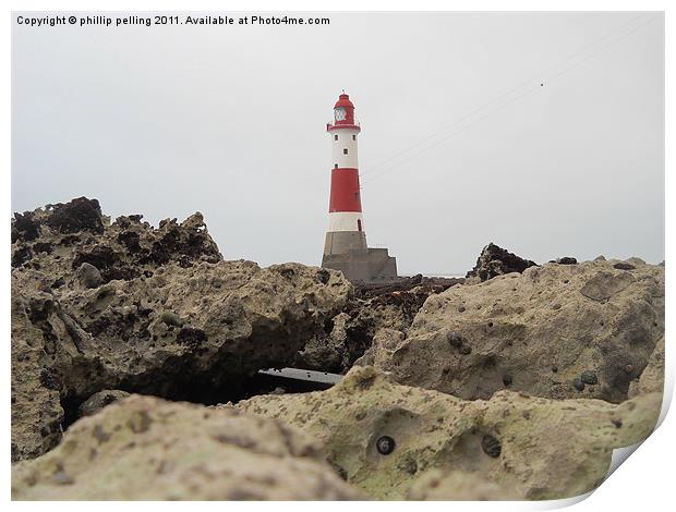 Lighthouse Rock. Print by camera man