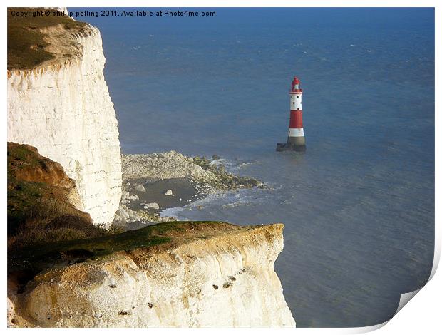 Cliffs edge. Print by camera man