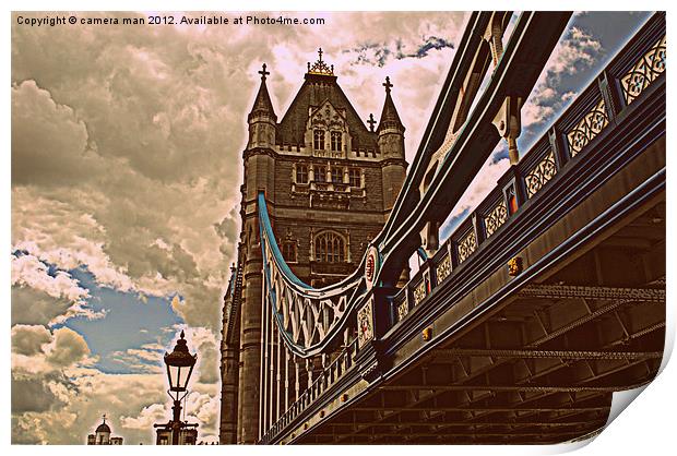 Tower Bridge Print by camera man
