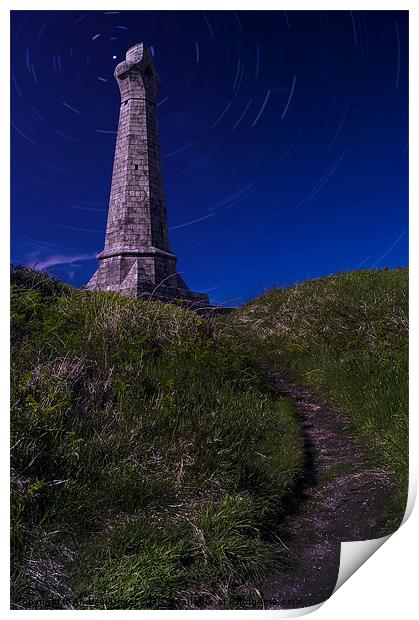 Carn Brea Print by Andrew Driver