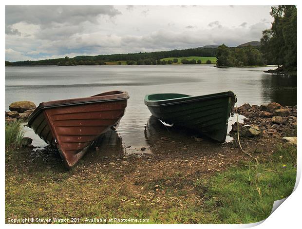 Loch Knockie Print by Steven Watson