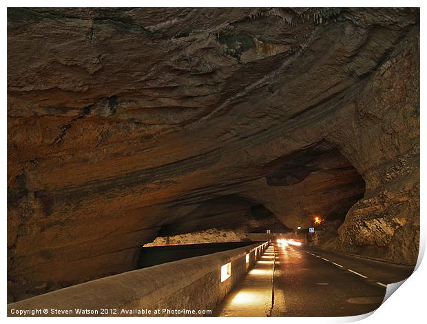 Grotte du Mas d'Azil Print by Steven Watson