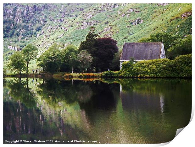 St Finbarr's Oratory Print by Steven Watson