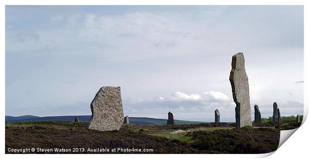At Brodgar 2 Print by Steven Watson