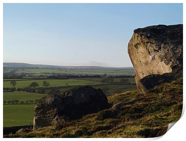 Lower Wharfedale Print by Steven Watson